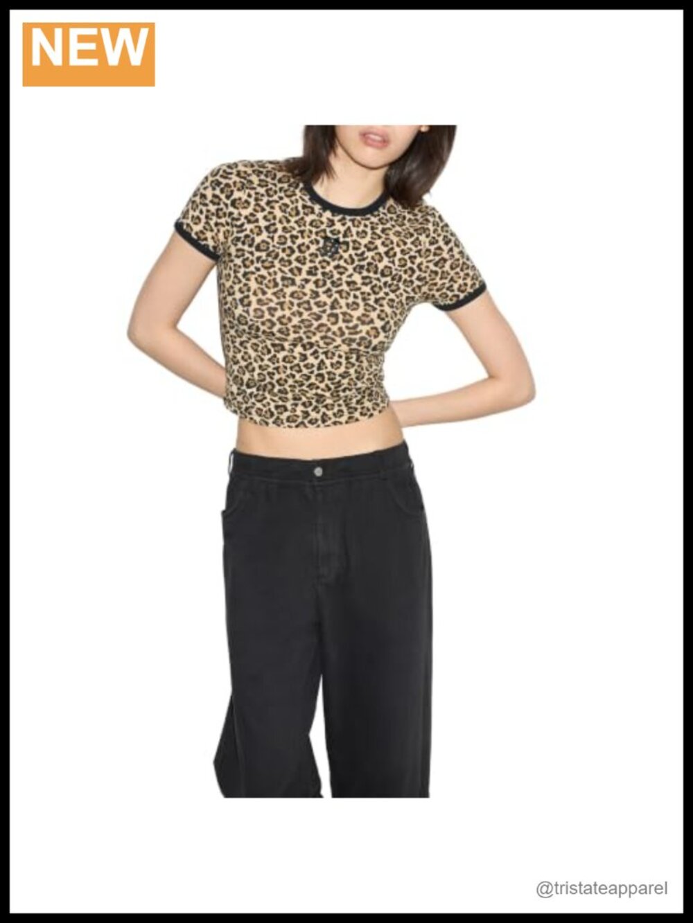 Graphic Box Star Cotton Blend T-Shirt